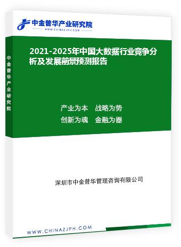 2021-2025年中國(guó)大數(shù)據(jù)行業(yè)競(jìng)爭(zhēng)分析及發(fā)展前景預(yù)測(cè)報(bào)告